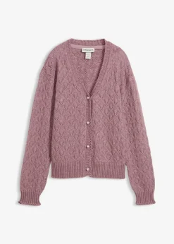 Hot Ajour-Strickjacke mit Wolle Damen Bekleidung·Umstandsmode|Bekleidung·Jeans