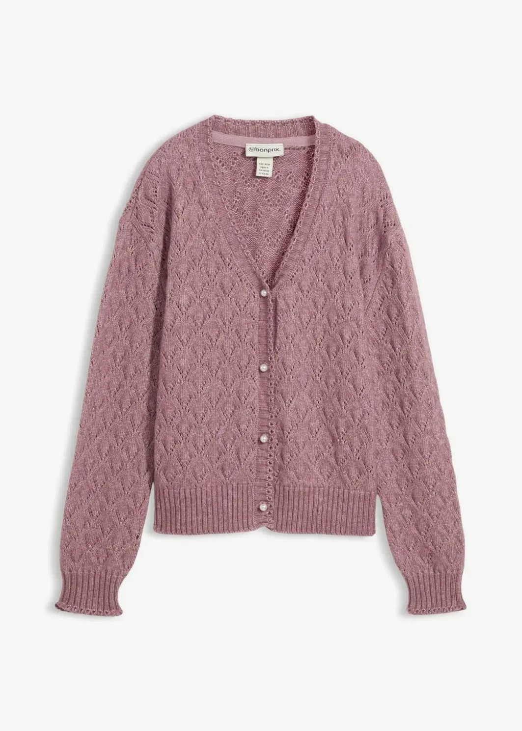 Hot Ajour-Strickjacke mit Wolle Damen Bekleidung·Umstandsmode|Bekleidung·Jeans