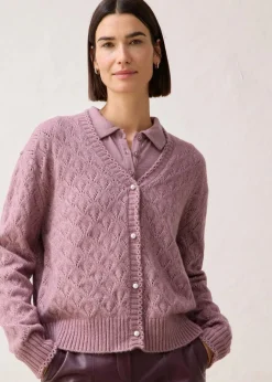 Hot Ajour-Strickjacke mit Wolle Damen Bekleidung·Umstandsmode|Bekleidung·Jeans