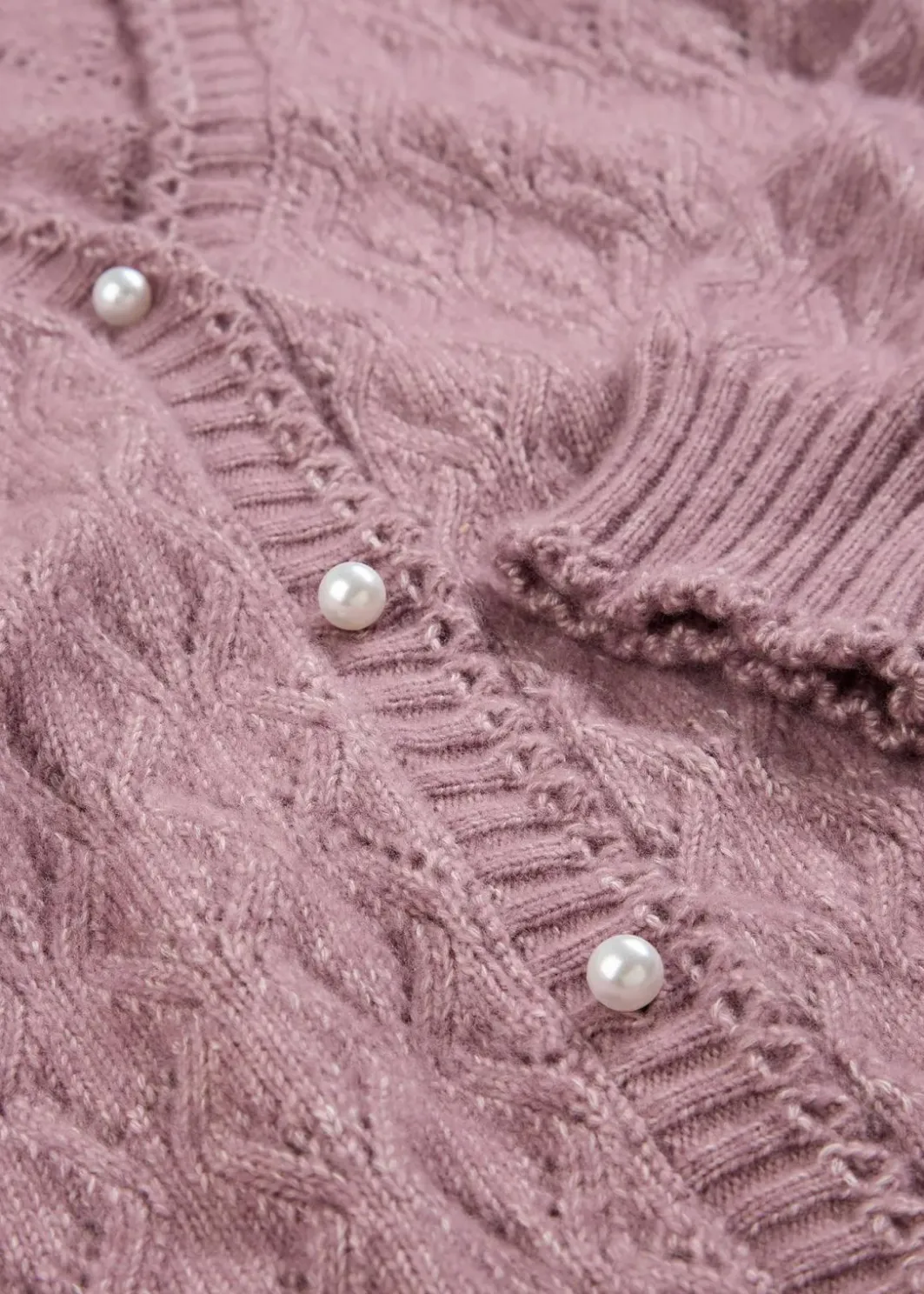 Hot Ajour-Strickjacke mit Wolle Damen Bekleidung·Umstandsmode|Bekleidung·Jeans