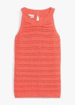 Damen bonprix Bekleidung·Umstandsmode|Premium|Ajour-Stricktop mit Leinenanteil