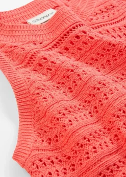 Damen bonprix Bekleidung·Umstandsmode|Premium|Ajour-Stricktop mit Leinenanteil