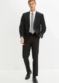 Online Anzug mit Hemd und Krawatte (4-tlg.Set), Slim Fit Herren Große Größen|Anzüge & Sakkos