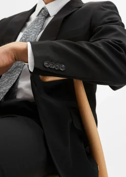 Online Anzug mit Hemd und Krawatte (4-tlg.Set), Slim Fit Herren Große Größen|Anzüge & Sakkos