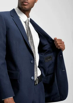 Herren bonprix Anzüge & Sakkos|Große Größen|Anzug mit Hemd und Krawatte (4-tlg.Set), Regular Fit