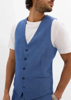 Herren bonprix Große Größen|Anzüge & Sakkos|Anzug mit Weste (3-tlg.Set), Regular Fit