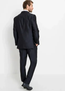 New Anzug mit Weste und Krawatte (4-tlg. Set), Regular Fit Herren Anzüge & Sakkos|Große Größen