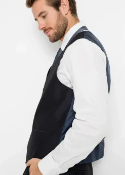 New Anzug mit Weste und Krawatte (4-tlg. Set), Regular Fit Herren Anzüge & Sakkos|Große Größen