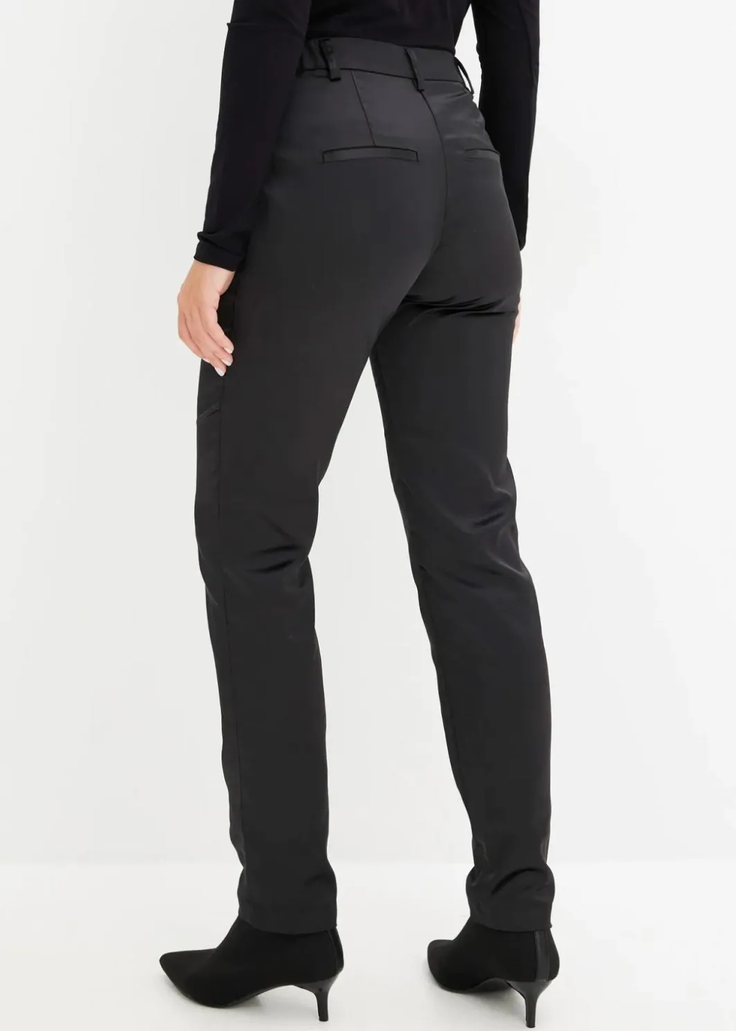 Discount Anzughose aus feinem Satin Damen Hosen|Festliche Mode