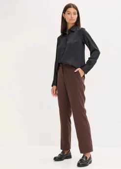 Damen bonprix Bekleidung·Kleider|Hosen|Anzugshose mit Schlitzen