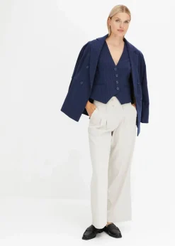 Online Anzugweste aus Viskose-Mix Damen Bekleidung·Hosen|Jacken & Mäntel