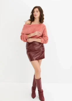 Damen bonprix Bekleidung·Umstandsmode|Strickmode|Asymmetrischer Off-Shoulder Pullover
