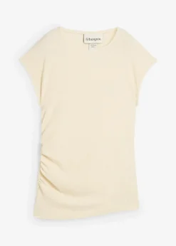 Best Asymmetrisches Top aus leichtem Crêpe Damen Shirts & Tops|Nachhaltigere Materialien