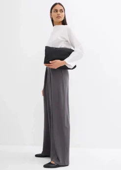 Damen bonprix Bekleidung·Kleider|Ausgestellte Bundfaltenhose