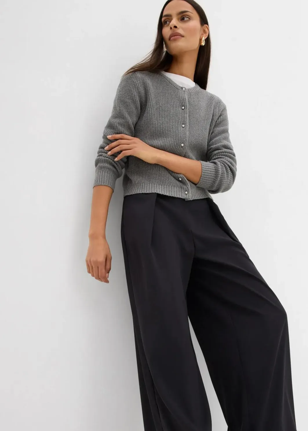 Outlet Ausgestellte Bundfaltenhose Damen Bekleidung·Kleider