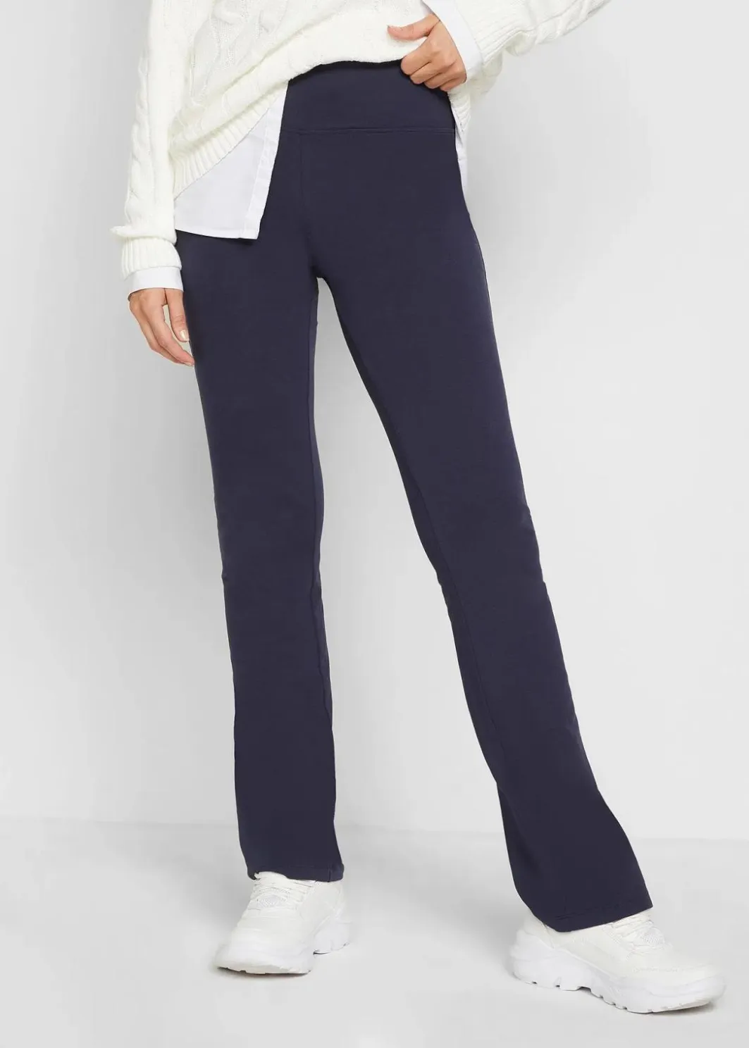 Damen bonprix Hosen|Nachhaltigere Materialien|ausgestellte Leggings
