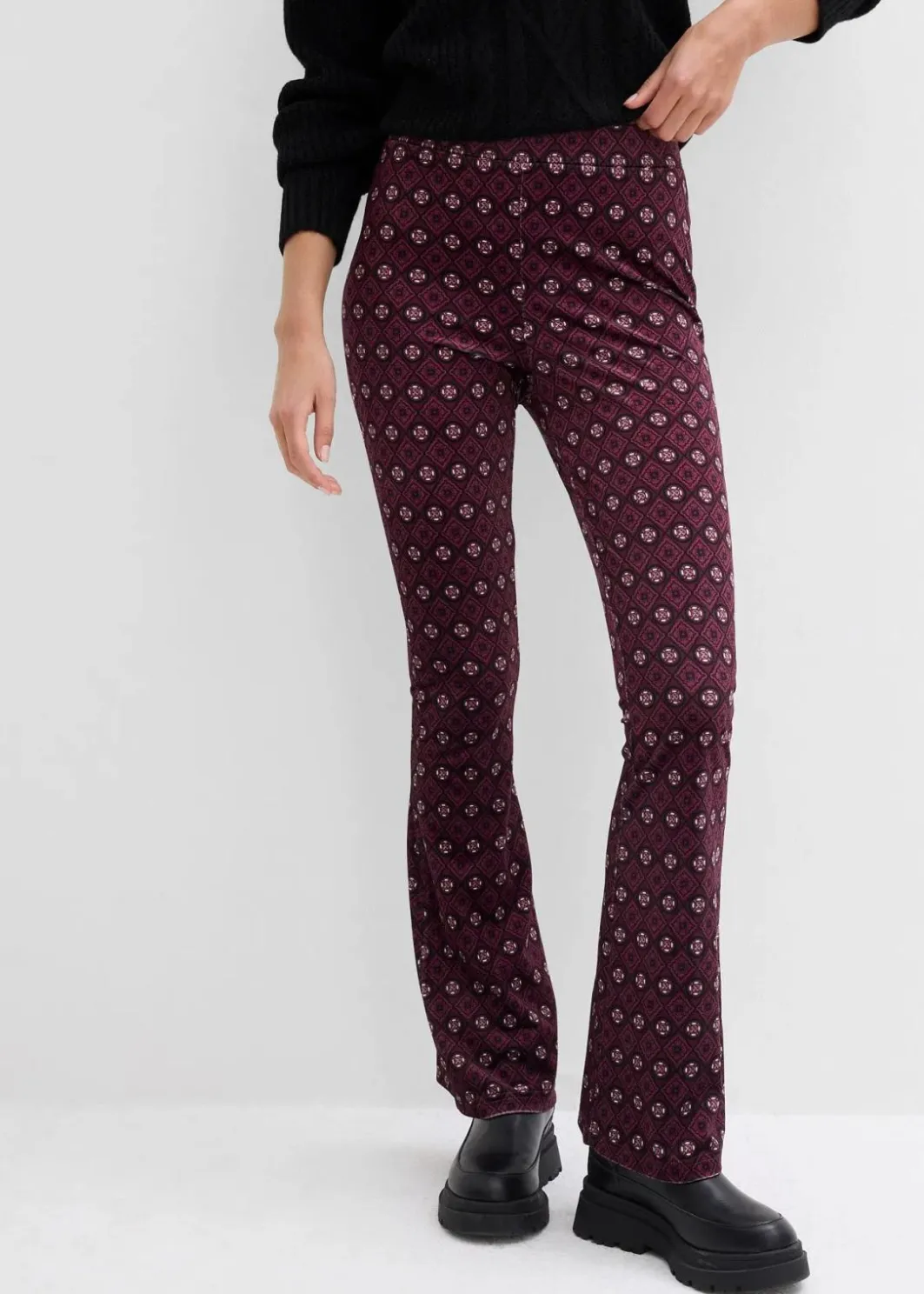 Online Ausgestellte Leggings aus softem Samt Damen Bekleidung·Kleider|Hosen