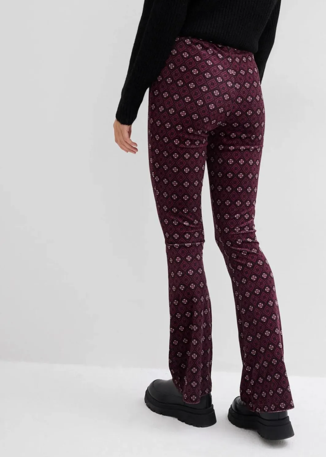 Online Ausgestellte Leggings aus softem Samt Damen Bekleidung·Kleider|Hosen