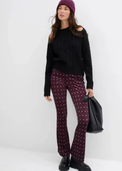 Online Ausgestellte Leggings aus softem Samt Damen Bekleidung·Kleider|Hosen