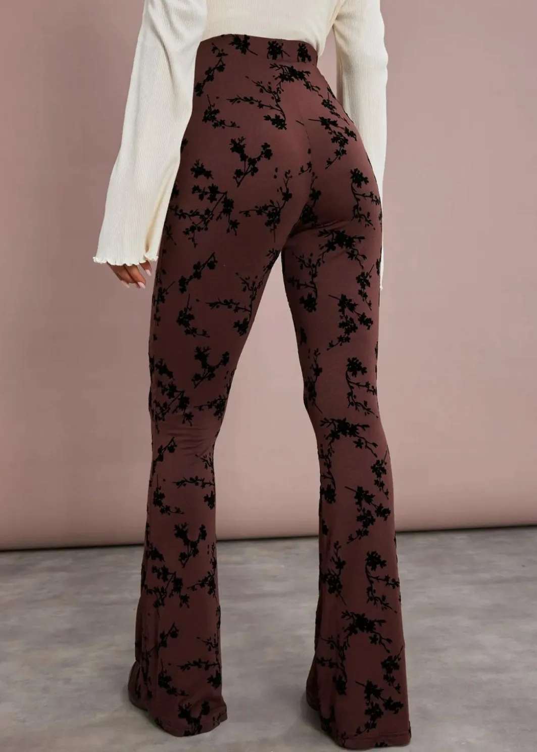 Damen bonprix Bekleidung·Kleider|Hosen|Ausgestellte Leggings aus softer Viskose