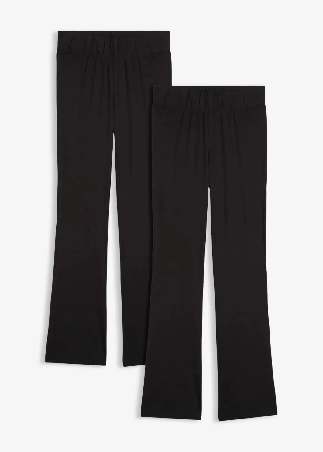 Damen bonprix Bekleidung·Kleider|Hosen|ausgestellte Leggings (2er-Pack)