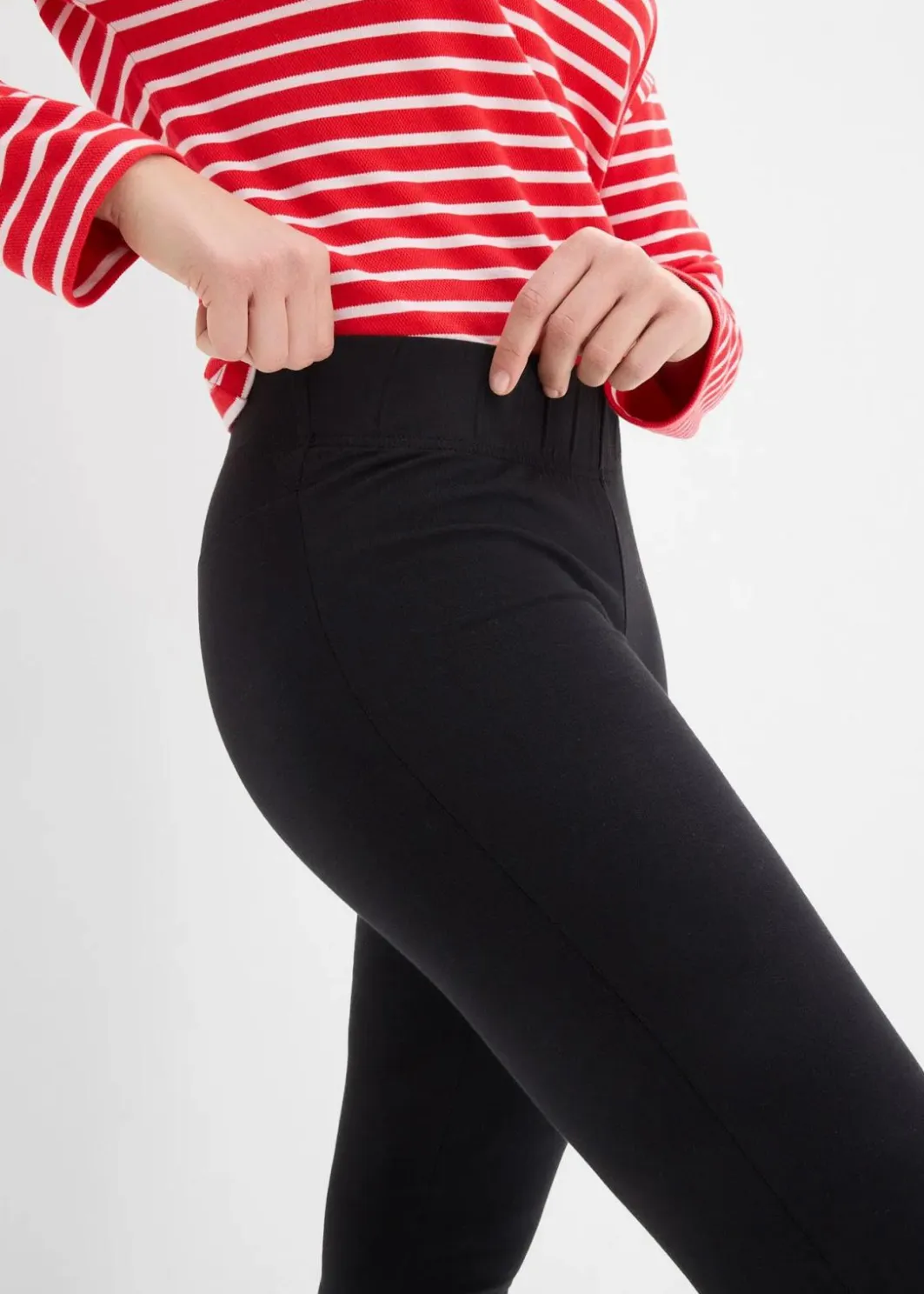 Damen bonprix Bekleidung·Kleider|Hosen|ausgestellte Leggings (2er-Pack)