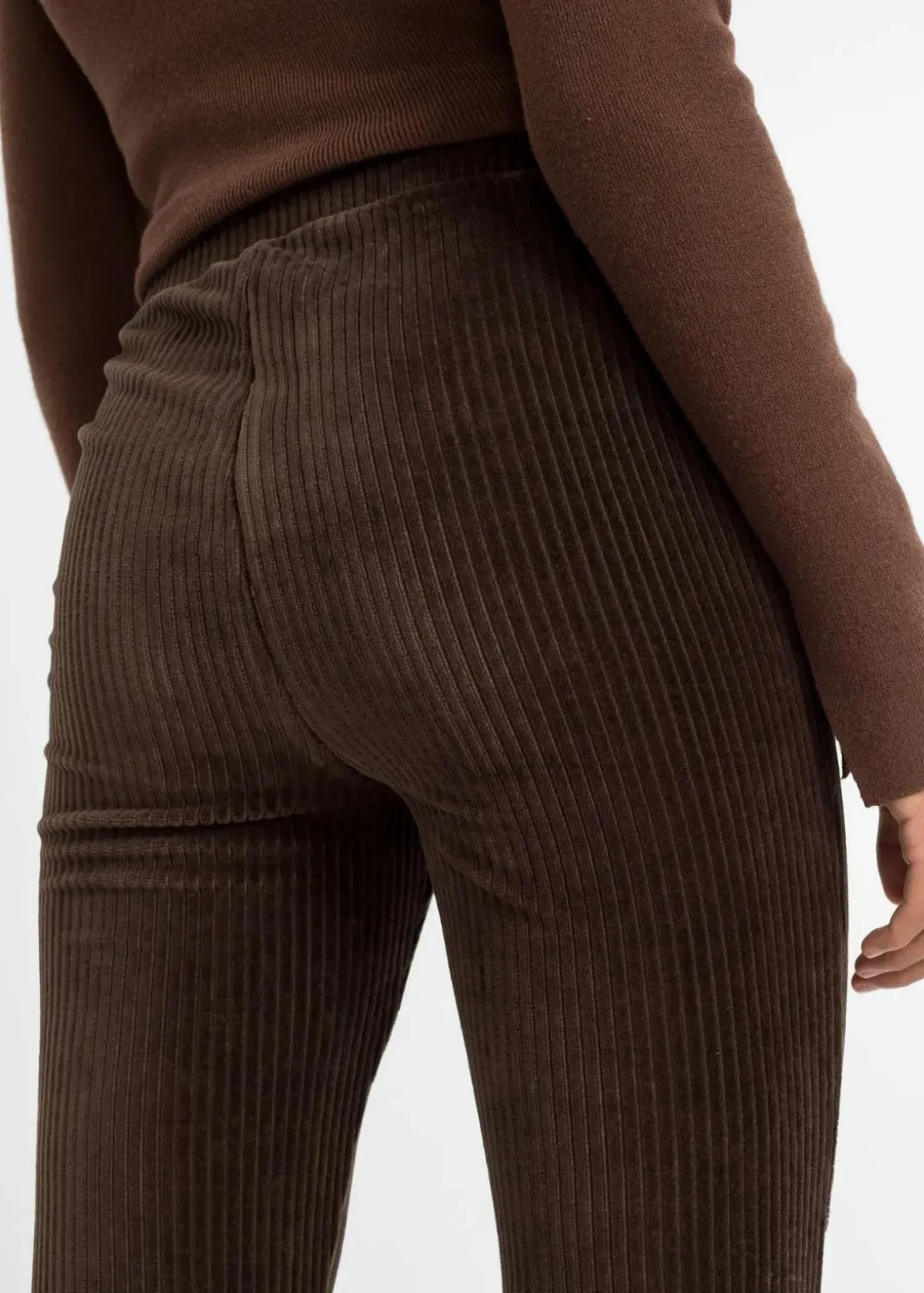 Ausgestellte Leggings in Cordoptik Damen Bekleidung·Kleider|Hosen