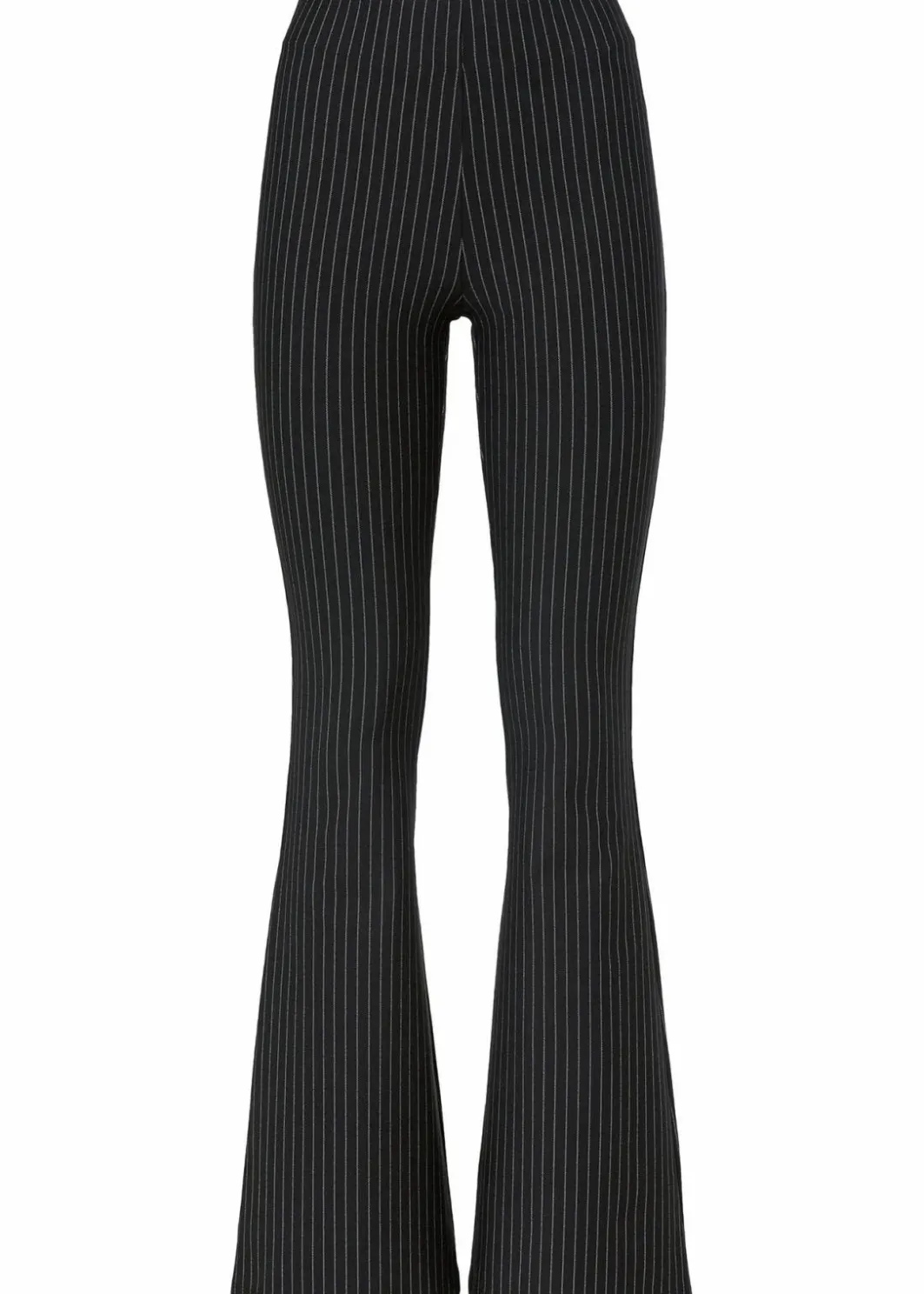 Damen bonprix Bekleidung·Kleider|Ausgestellte Schlupfhose mit Nadelstreifen