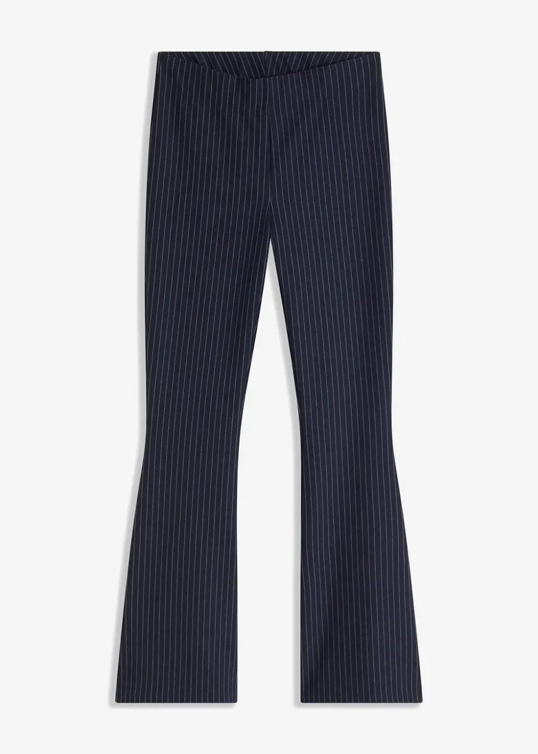 New Ausgestellte Schlupfhose mit Nadelstreifen Damen Bekleidung·Kleider