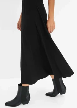 Damen bonprix Röcke|Bekleidung·Sportbekleidung|ausgestellter Jersey-Rock