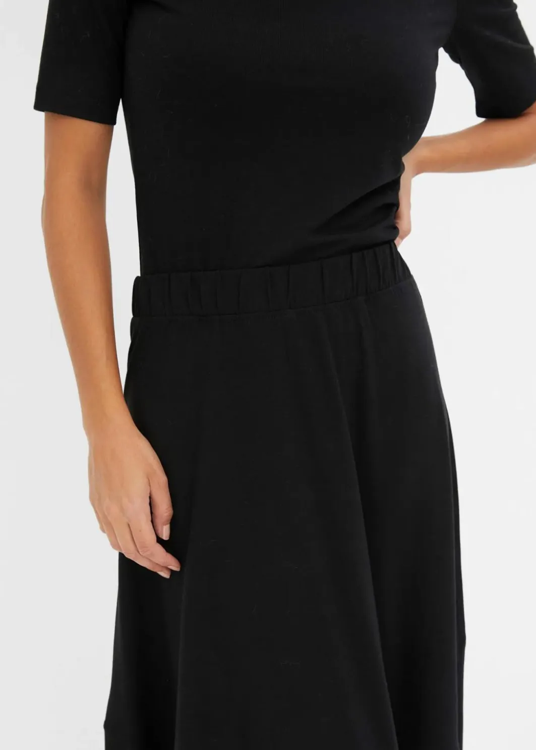 Damen bonprix Röcke|Bekleidung·Sportbekleidung|ausgestellter Jersey-Rock