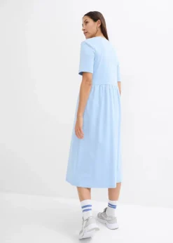 Clearance Ausgestelltes Jerseykleid aus schwerer Baumwolle Damen Nachhaltigere Materialien|Kleider