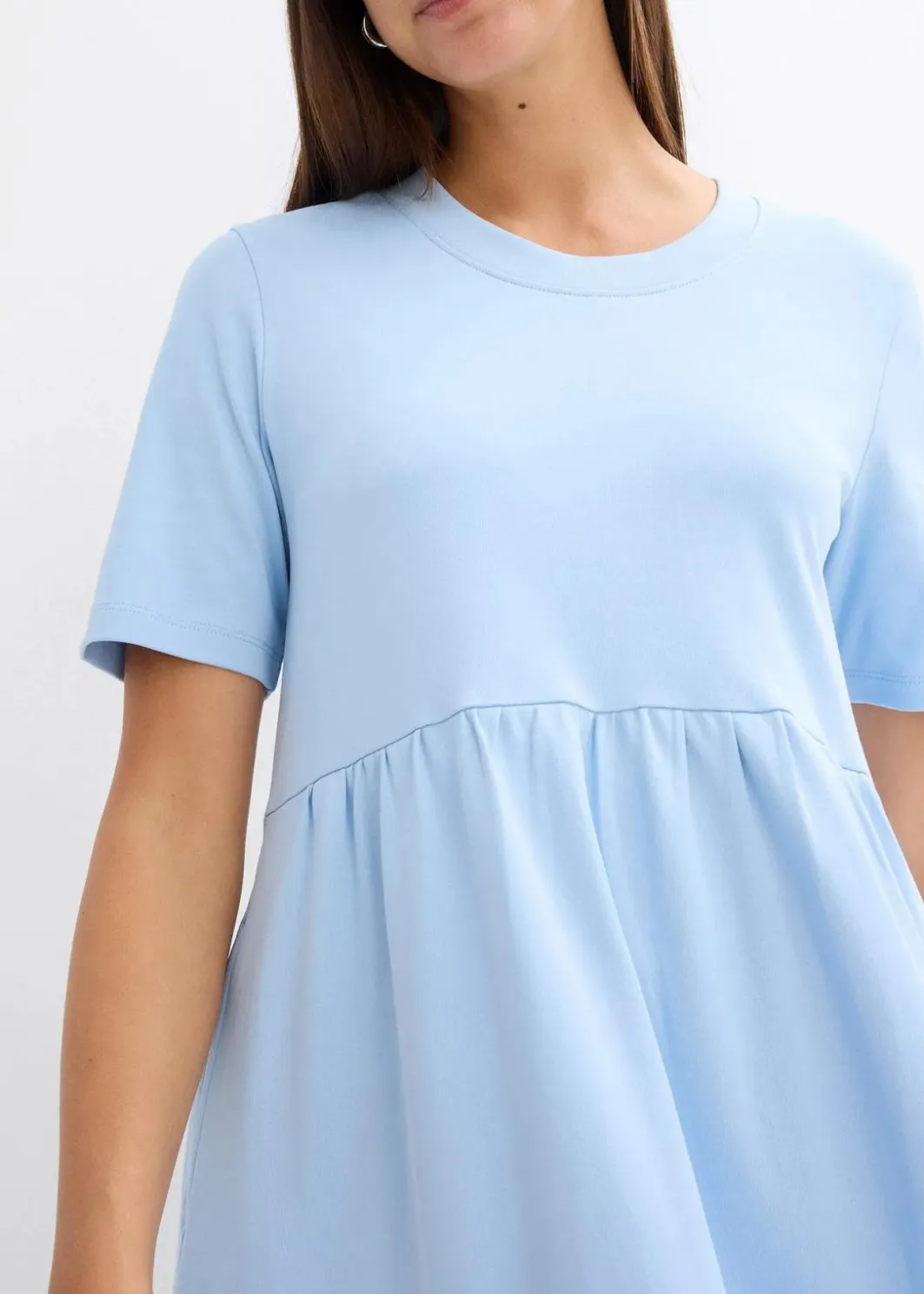 Clearance Ausgestelltes Jerseykleid aus schwerer Baumwolle Damen Nachhaltigere Materialien|Kleider