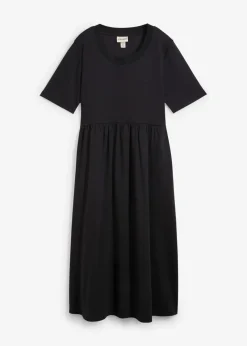 Online Ausgestelltes Jerseykleid aus schwerer Baumwolle Damen Bekleidung·Pullover & Strickjacken|Kleider