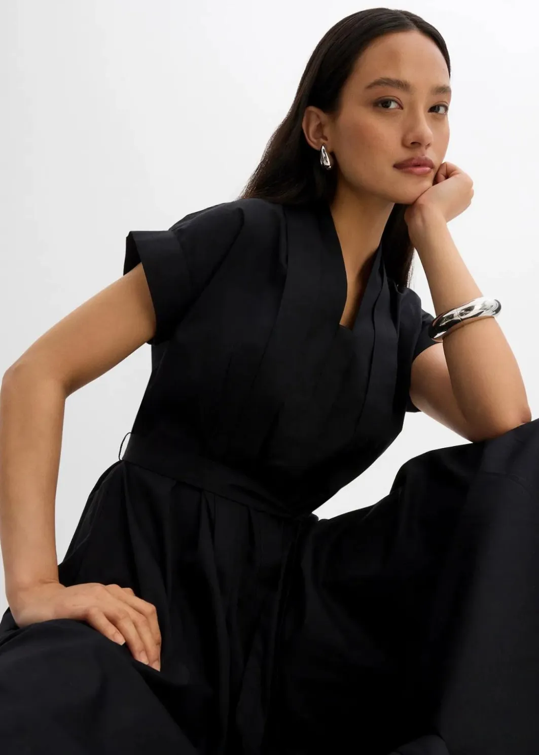Ausgestelltes Kaftan-Kleid Damen Bekleidung·Pullover & Strickjacken|Kleider