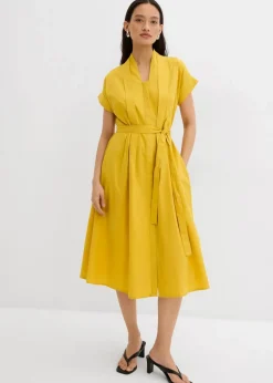 Damen bonprix Kleider|Bekleidung·Pullover & Strickjacken|Ausgestelltes Kaftan-Kleid