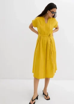 Damen bonprix Kleider|Bekleidung·Pullover & Strickjacken|Ausgestelltes Kaftan-Kleid