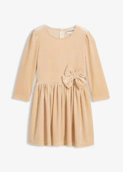Clearance Ausgestelltes Samtkleid Kinder Mädchen 2-8 Jahre·Kleider & Röcke