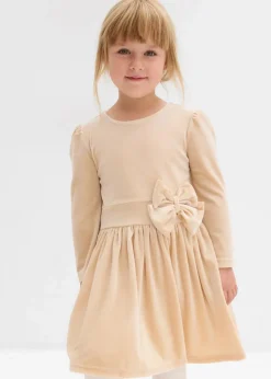 Clearance Ausgestelltes Samtkleid Kinder Mädchen 2-8 Jahre·Kleider & Röcke