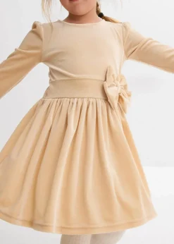 Clearance Ausgestelltes Samtkleid Kinder Mädchen 2-8 Jahre·Kleider & Röcke