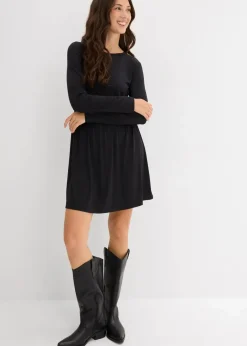 Damen bonprix Nachhaltigere Materialien|Kleider|Ausgestelltes Shirtkleid