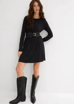 Damen bonprix Nachhaltigere Materialien|Kleider|Ausgestelltes Shirtkleid