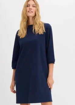 Damen bonprix Basics|Sweat|Ausgestelltes Sweatkleid