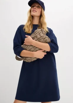 Damen bonprix Basics|Sweat|Ausgestelltes Sweatkleid