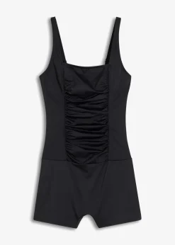 Damen bonprix Nachhaltigere Materialien|Bademode·Badeanzüge|Badeanzug mit Bein