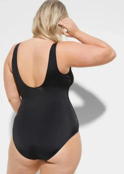 Discount Badeanzug mit Paspel Damen Nachhaltigere Materialien|Badeanzüge