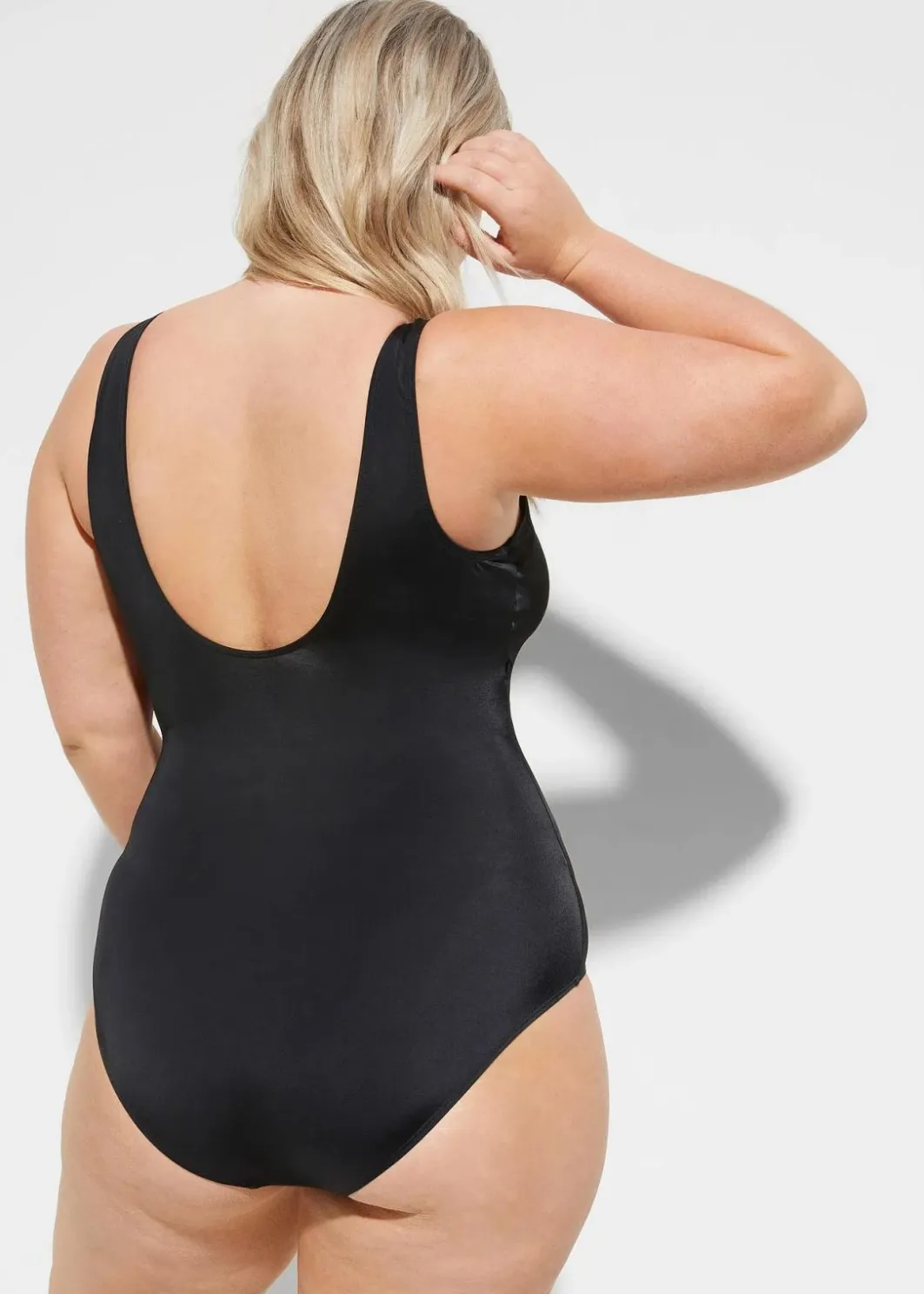 Discount Badeanzug mit Paspel Damen Nachhaltigere Materialien|Badeanzüge