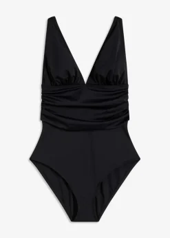 Clearance Badeanzug mit V-Ausschnitt Damen Nachhaltigere Materialien|Badeanzüge