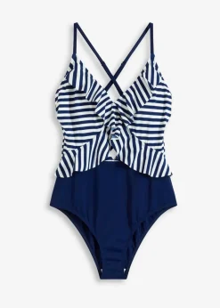 Outlet Badeanzug mit Volant Damen Nachhaltigere Materialien|Bademode·Badeanzüge