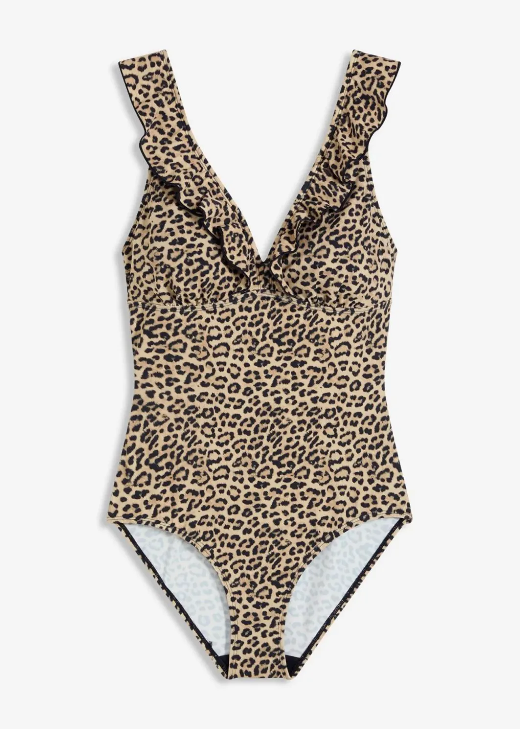 Damen bonprix Nachhaltigere Materialien|Badeanzüge|Badeanzug mit Volants